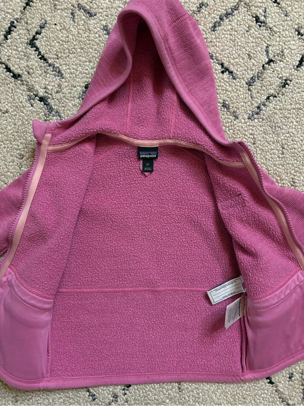 Patagonia kids fleece sweater jacket (2T) EUC - Picture 2 of 5